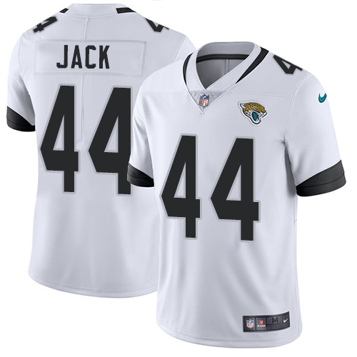 Nike Jaguars #44 Myles Jack White Men's Stitched NFL Vapor Untouchable Limited Jersey - Click Image to Close